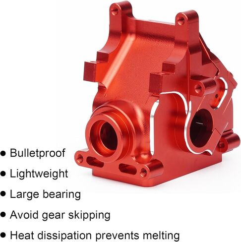 Aluminum Gearbox Case Set HD for 6S ARRMA 1/8 Kraton/Notorious/Outcast/Talion/Typhon 1/7 Mojave/Felony/Infraction/Fireteam BLX RC Diffrencial Gearbox Housing Box Replace AR310854 in Kuwait