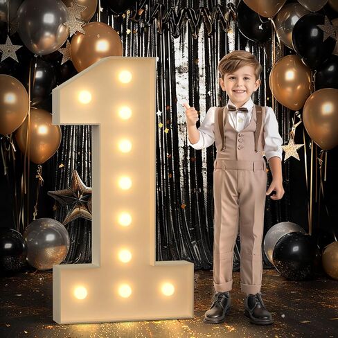 imprsv 4FT Marquee Numbers 30 Light up Number 30th Birthday Decorations Large Numbers Big Mosaic Numbers for Balloons Birthday Decor Number Balloon Frame Anniversary Decors in Kuwait