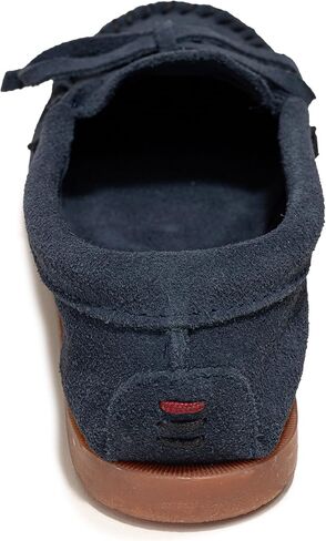 Minnetonka Women’s Tie Slip On —Moccasins for Women, Classic Leather Loafer Silhouette, Cushioned Footbed in Kuwait