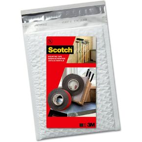 Scotch Double Sided Tape Heavy Duty, Black Extreme Mounting Tape, 3 Roll Adhesive Tapes, 1 in x 60 in Wall Tape