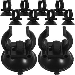 HANABASS 10pcs Aquarium Heating Rod Holders Cup Clips for Fish Tank Light Mounting Aquarium Light Brackets and Clips for Secure Installation of Heating Rods and Lamps