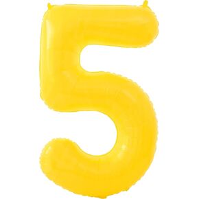 KatchOn, Giant Rainbow 5 Balloon Number - 40 Inch, Four Balloon | Number 5 Balloons for Birthdays | 5 Year Old Balloon for 5th Birthday Decorations Girl | 5 Balloons Numbers, 5 Year Old Birthdays
