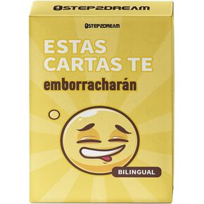 Bilingual Spanish-English Drinking Card Game | Fun Alcohol Party Games for Adults | Exciting Board Game for Nights & Parties