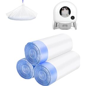 Cat Litter Liners, 60 Pack, Durable Kitty Litter Bags for Automatic Cleaning Litter Boxes1122