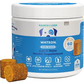 مشروع Watson Bausch + Lomb Ear Wash for Dogs ، صيغة لطيفة متوازنة للأس الهيدروجيني للمساعدة
