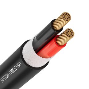 14/4 Stranded Audio Loud Speaker Cable Wire UL/ETL CL3R CMR FT4 14 AWG 4 Oxygen Free Pure Bare Copper OFC Conductors Indoor in-Wall Outdoor UV Resistant RoHS White 20 ft