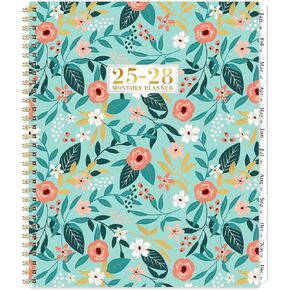 2025-2028 Monthly Planner/Calendar - JULY. 2025 - JUNE. 2028, 9" × 11", 3 Year Monthly Planner 2025-2028, Large Monthly Calendar with Monthly Tab, Back Pocket, Twin-Wire Binding, Premium Paper, Note Page