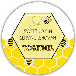 1.9 Inch JW Stickers Pioneer Ideas Bulk, Jehovahs Witnesses Gifts, JW Pioneer School Gifts, JW.org Stickers, Jehovahs Witnesses Ministry Supplies for Convention, Precursores, Field Service