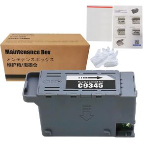 C9345 Ink Maintenance Box Remanufactured for EcoTank Pro ET-5880 ET-8550 ET-8500 ET-5850 ET-5800 ET-16600 ET-16650 EC-C7000 Workforce Pro WF-7820 WF-7310 WF-7840 ST-C8000 ST-C8090 PXMB9/C9345 Printers