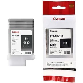 Canon PFI-102BK 0895B001 IPF500 IPF510 IPF600 IPF605 IPF650 IPF700 IPF765 حبر (أسود) في عبوات البيع بالتجزئة