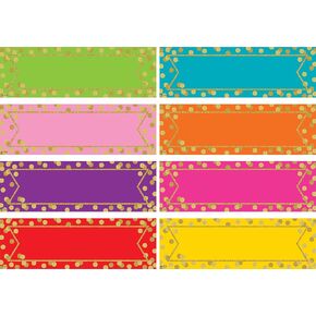 Teacher Created Resources Confetti Labels Magnetic Accents