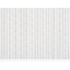 LOGOFUN Dollhouse Floorboards Wallpaper 1:12 Miniature Floor Paper Sticker Mini Wall Paper for Dollhouse Real Life DIY Decoration Accessories - Stripe