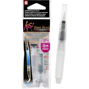 SAKURA Koi Water Brush - Water Brush for Watercolor - 4 ml Tank - Large Brush Tip
