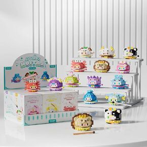 Micro Building Blocks Sets, 12 in 1 Cute Fruit Series for Kids Birthday Party Favors, Mini Building Blocks, Micro Building Kit Toys, Building Blocks for Adults & Kids