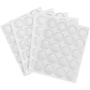 enenes 100 pcs epoxy epoxy ، 1 بوصة ملصقات ختم قبة صافية لأغطية الزجاجة ، فن الراتنج ، حرفة المجوهرات ، أقواس الشعر ، سجلات القصاصات ، بطاقات DIY (صافية ، جولة)