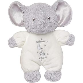 Baby Starters Little Me Plush Bear Rattle with Thank Heaven for Little Girls Embroidery (Pink, 9 inch)