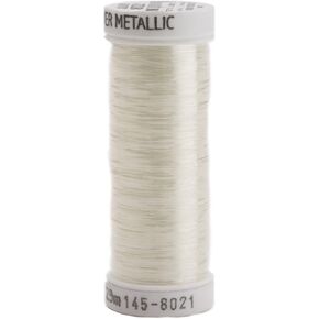 SULKY OF AMERICA Sulky Metallic Thread 250yd-Clear White, 250 yd, Multicolor