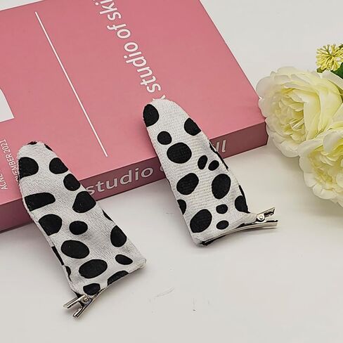 Dalmatian Ears Hair Clips Animal Costume Headwear for Halloween Puppy Dog Dress Up Costume Accessories in Saudi Arabia