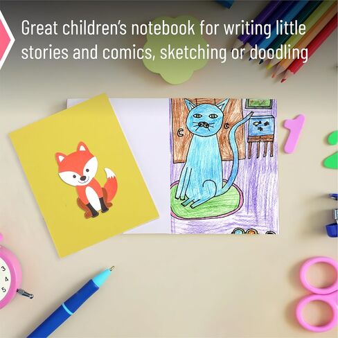 Mr. Pen- Colorful Blank Books, 4.2" x 5.5", 32 Pages, 32 Pack, Blank Notebooks for Kids, Mini Notebooks for Kids, Mini Journal for Students, Blank Journal for Kids, Unlined Notebook, Kids Journal in Kuwait