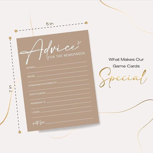 بطاقات ألعاب Bridal Shower ، 25pcs prefialde ابحث عن بطاقات لعبة Bingo Guest ، وألعاب حفلات الخطوبة للضيوف ، ومستلزمات حفل زفاف بني الحد الأدنى - D19 in Kuwait