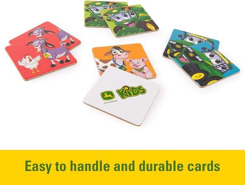 TOMY John Deere Kids Matching Game - Farm Themed Memory Game for Toddlers and Kids - John Deere Toys - Preschool Games and Learning Activities - 27 Matches - Ages 3 Years and Up in Saudi Arabia