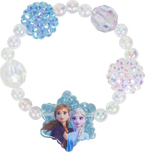 LUV HER Girls Jewelry Set - Dress Up Toy Jewelry Box Set with Bead Necklaces, Bracelets, and Rings - Frozen Play Accessories - Ages 3+ in Kuwait