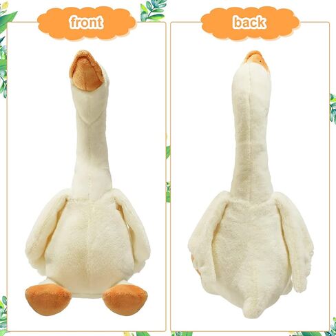 Sosation 3 قطع 15.7 '' Swan محشو بالحيوان ، أوزة أفخم حشو لعبة حيوان أبيض رقيق لطيف goos in Kuwait