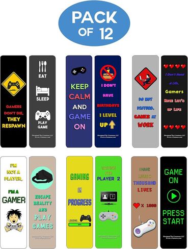 Creanoso Famous Travel Places Bookmarks (12-Pack) - Cool and Unique Book Marker Cards Bulk Pack - Set Business Corporate Gift Ideas in Saudi Arabia