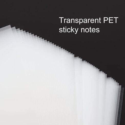 Multibey Transparent Sticky Note Pads, 3"x2" Clear Strong Memo Sticky Notes Message Reminder,10 Packs 500 Sheets (3 x 2 Inches) in Saudi Arabia