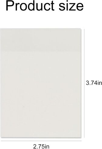 Multibey Transparent Sticky Note Pads, 3"x2" Clear Strong Memo Sticky Notes Message Reminder,10 Packs 500 Sheets (3 x 2 Inches) in Saudi Arabia