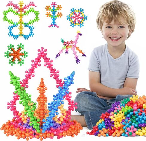 Serian 200 Pieces STEM Interlocking Building Blocks Set, Preschool Educational Building Toys for Kids Age 3+, Kindergarten STEM Toys for Boys and Girls, Elementary School Gift Creative Building Blocks in Saudi Arabia