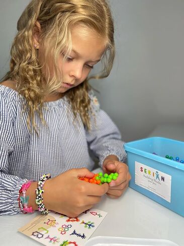 Serian 200 Pieces STEM Interlocking Building Blocks Set, Preschool Educational Building Toys for Kids Age 3+, Kindergarten STEM Toys for Boys and Girls, Elementary School Gift Creative Building Blocks in Saudi Arabia