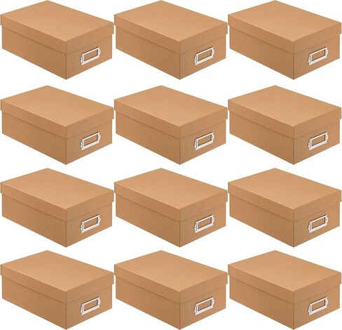 White Memory Box by Simply Tidy - Store and Organize Photos, Keepsakes, DVD and CDs, Acid Free - Bulk 12 Pack in Saudi Arabia