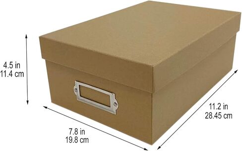 White Memory Box by Simply Tidy - Store and Organize Photos, Keepsakes, DVD and CDs, Acid Free - Bulk 12 Pack in Saudi Arabia