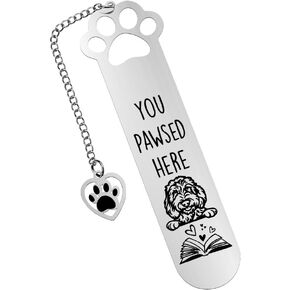 Book Lovers Gifts for Daughter Granddaughter Goldendoodle Dog Lovers Gifts for Readers Bookworms Dog Bookmarks for Women Men Goldendoodle Gifts for Friend Coworker Goldendoodle Dog Owners