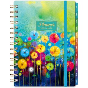 2025-2026 Planner-2025-2026 Planner Week and Monthly ، منظم شهري تقويم من 2025 إلى 2026 ، 6.4 "× 8.5" ، ملزمة مزدوجة ، مرنة ، مرنة