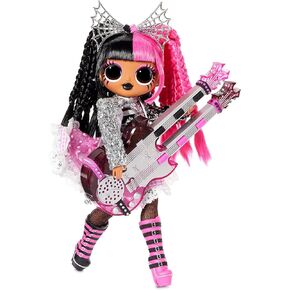 LOL Surprise OMG Remix Rock Metal Chick Fashion Doll with 15 Surprises Including Electric Guitar, Outfit, Shoes, Stand, Lyric Magazine & Record Player Playset- Gift Toys for Girls Boys Ages 4 5 6 7+