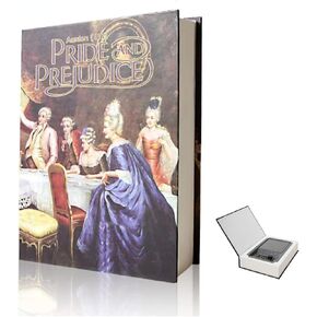 Real Paper Transfer Book Safe, Combination Lock,Hollow with Secret Hidden Compartment (Alice-Combination)