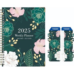 2025 Planner - Planner 2025, Jan. 2025 - Dec. 2025, 2025 Planner Weekly and Monthly, 2025 Calendar Monthly Planner,8.5" x 6.2",Daily Organizer (E)