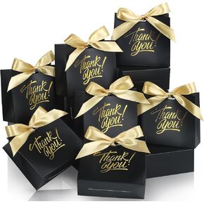 EQOREIIN Small Gift Bags, 25 Pack 4.5x1.8x3.9 Inches Mini Thank You Bags Green Kraft Paper Gift Bag with Bow Ribbon, Small Candy Bags Gift Bag Bulk for Birthday Wedding Baby Shower (Green)