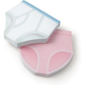Genuine Fred Unmentionables Sticky Notes, Set of Two Funny Underwear Designs, 75 Sheets Each, Fun Gift for The Office, Graduation, Back to School
