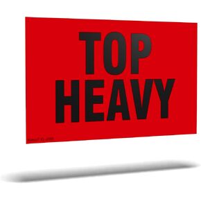 Kenco 3" X 5" Top Heavy Fluorescent Shipping Label Stickers for Shipping and Packing - 500 Adhesive Labels Per Roll