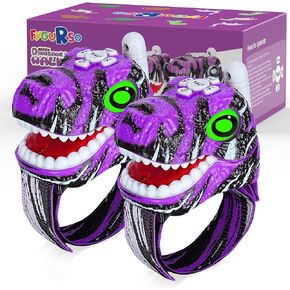 Dinosaur Walkie Talkies for Kids, Kids Toys for Boys Girls Aged 3 to 8 Years Old for Outdoor Adventure, Camping, Halloween, Christmas, Birthday Gifts (Green, 3280 FT Talk Range, 2 Pack)
