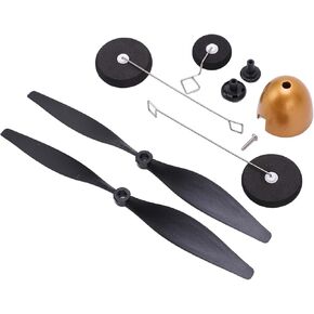 Alomejor RC Airplane Propeller Kit, RC Plane Spare Parts for XK Remote Control Fixed Wing Aircraft