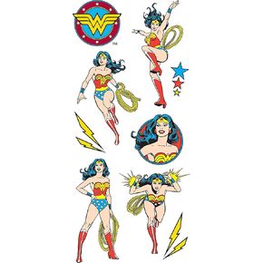 Paper House Productions Stickers 2-Inch, Wonder Woman, 6-Pack, 6 Piece