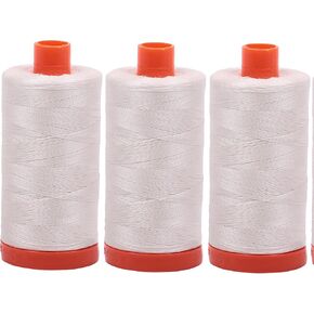 Aurifil Mako 50wt Thread 3 Large Spools: Muslin (2311x3)