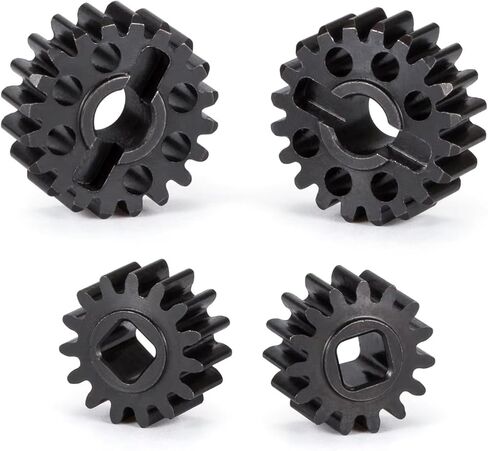 الصلب المعالج بالحرارة 15T/20T البوابة العتاد 36 ٪ OD 12T/23T العتاد القياسي للمحور 1/10 CAPRA F9 SCX10 III AR45 محور بوابة (14T 21T) in Kuwait