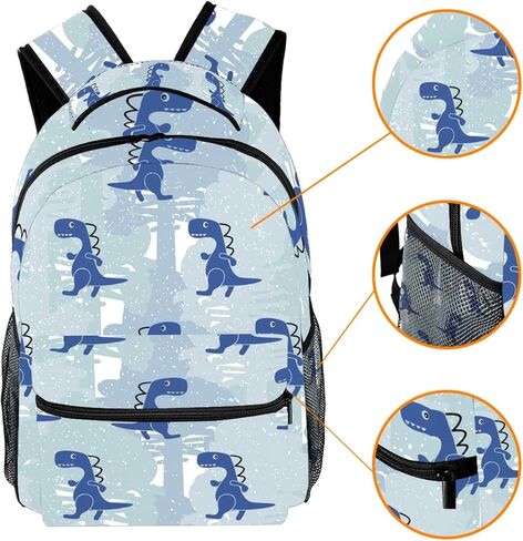 Motocross Backpacks Boys Girls School Book Bag Travel Hiking Camping Daypack Rucksack in Saudi Arabia