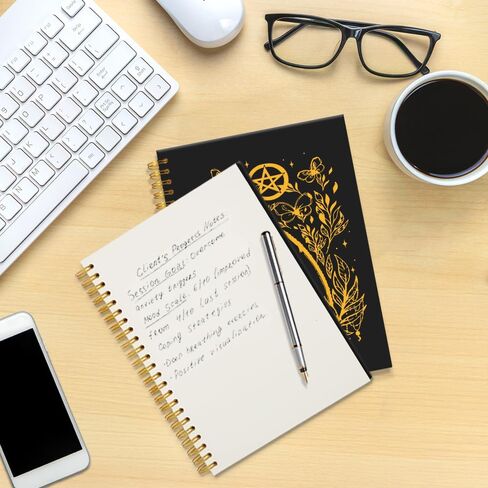 Black Cat SPORAL Notebook للنساء ، دفاتر ملاحظات سوداء مضحكة لزملاء العمل ، هدايا أعياد الميلاد لأمي العمة ابنة Sister in Kuwait