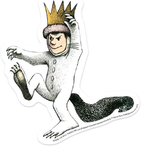Paper House Productions Where The Wild Things are Die-Cut 3" Vinyl Sticker in Kuwait